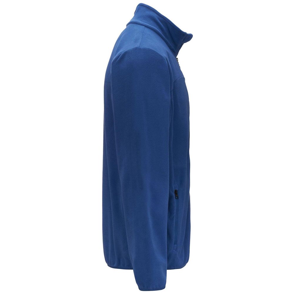 Men Kappa Logo Wind Jacket Blue | UE9653702