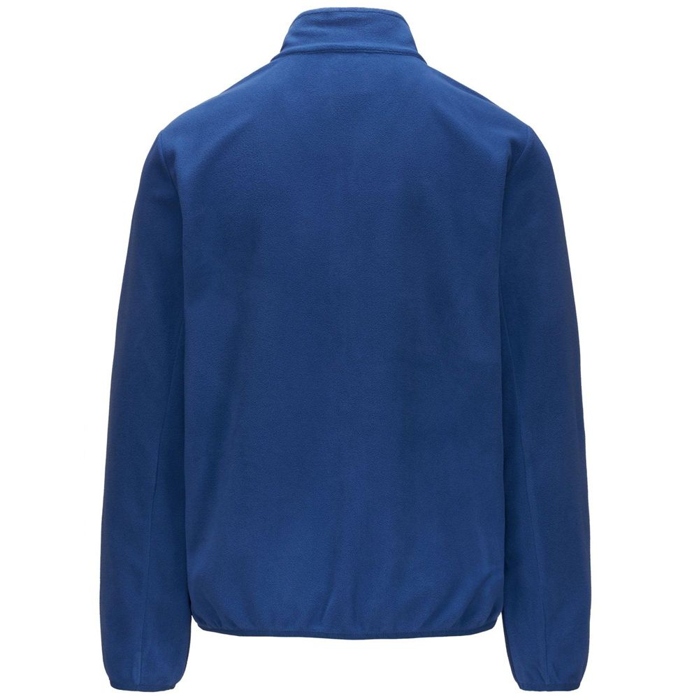 Men Kappa Logo Wind Jacket Blue | UE9653702