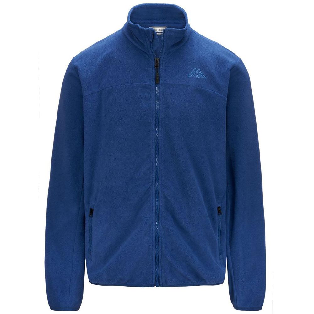 Men Kappa Logo Wind Jacket Blue | UE9653702