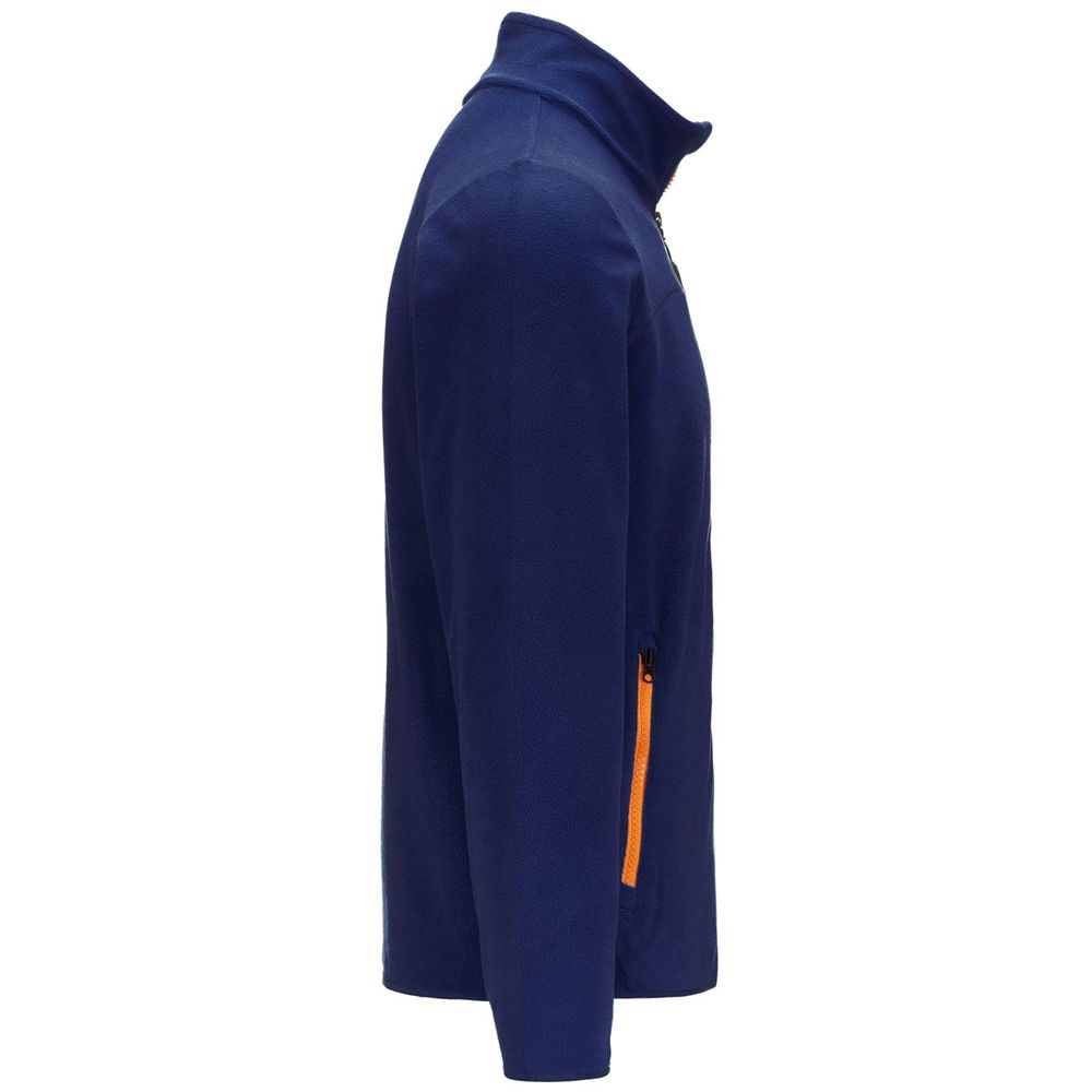 Men Kappa Logo Wind Jacket Navy | HS8150739