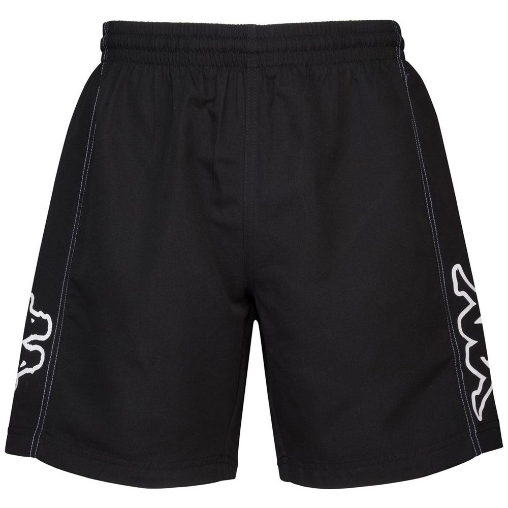 Men Kappa Logo Wogoz Swimwear Black | YI3612870