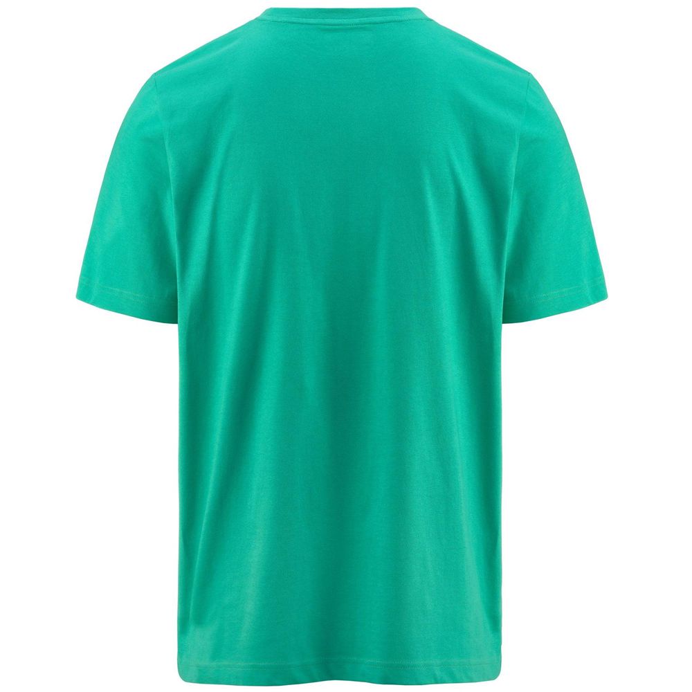 Men Kappa Logo Zobi T-Shirt Green | AL1872594