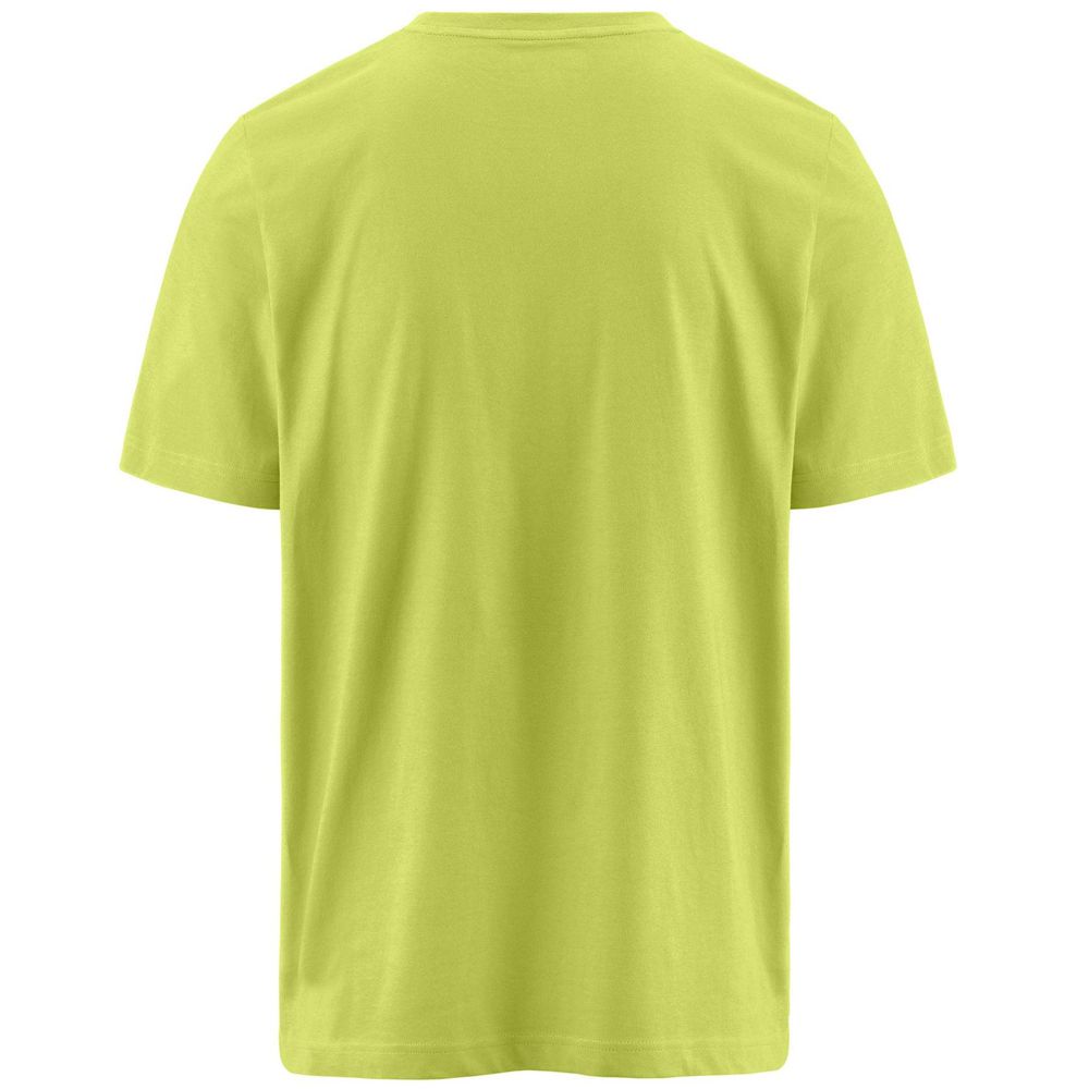 Men Kappa Logo Zobi T-Shirt Yellow | ZB2849016