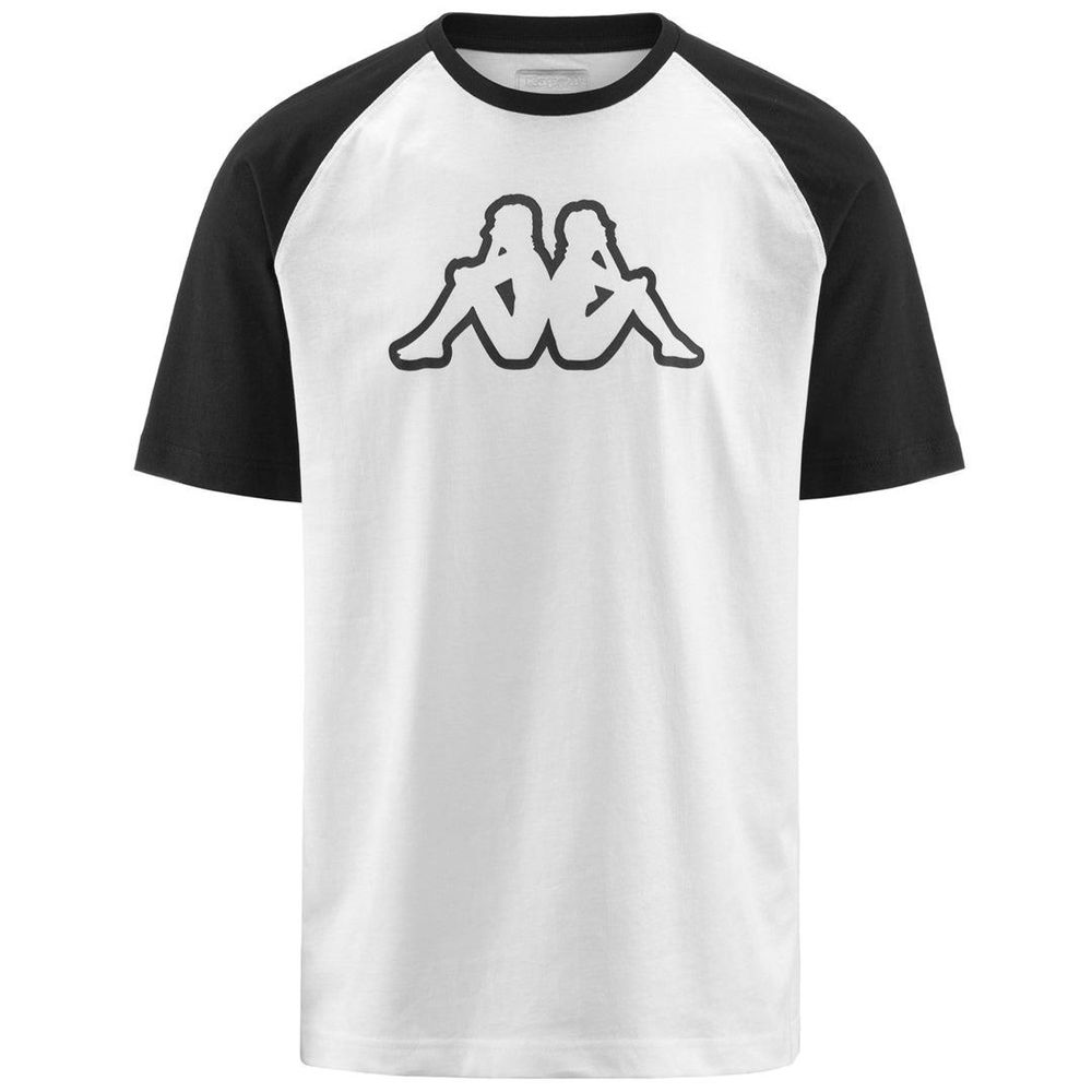 Men Kappa Logo Zobiran T-Shirt White | HV8914360