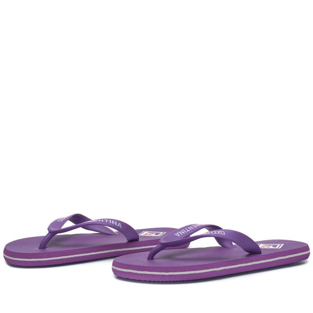 Men Kappa Meiago 2 Acf Fiorentina Flip Flops Purple | YF8012943