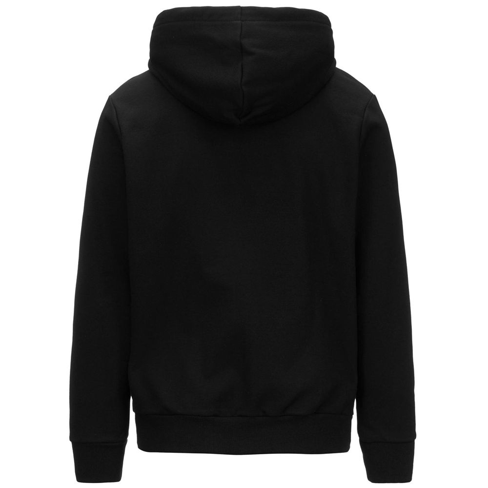 Men Kappa Padel Ezze Hoodie Black | QI8374905