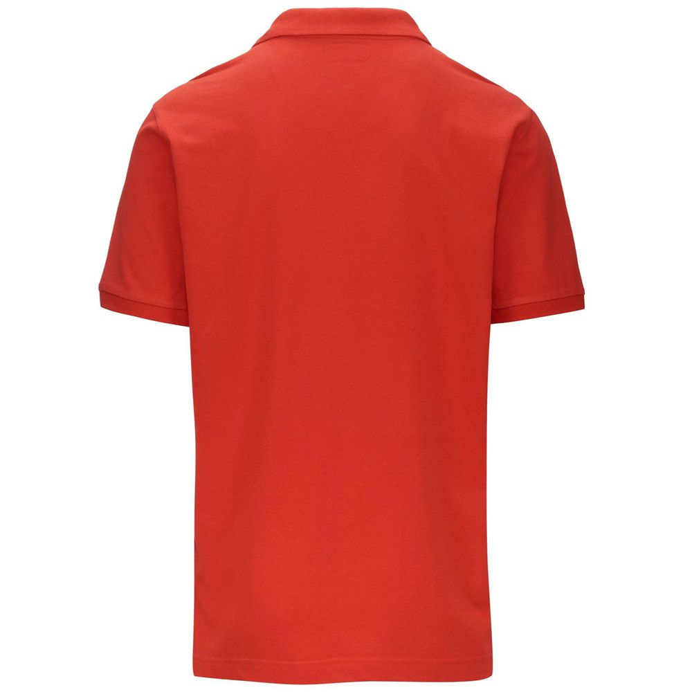 Men Kappa Polo Mss Open Italia Polo Shirt Red | LM9842076