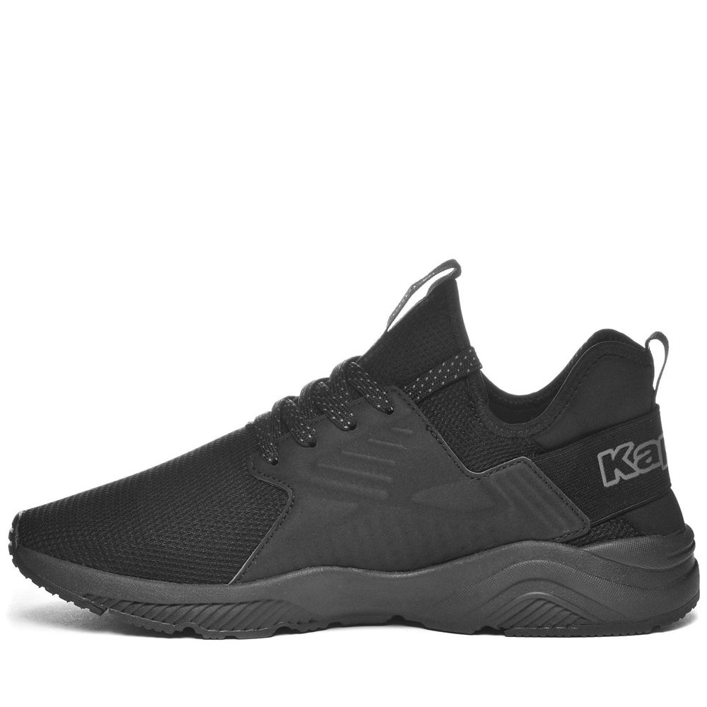 Men Kappa Sanpuerto Sneakers Black | FE9286574