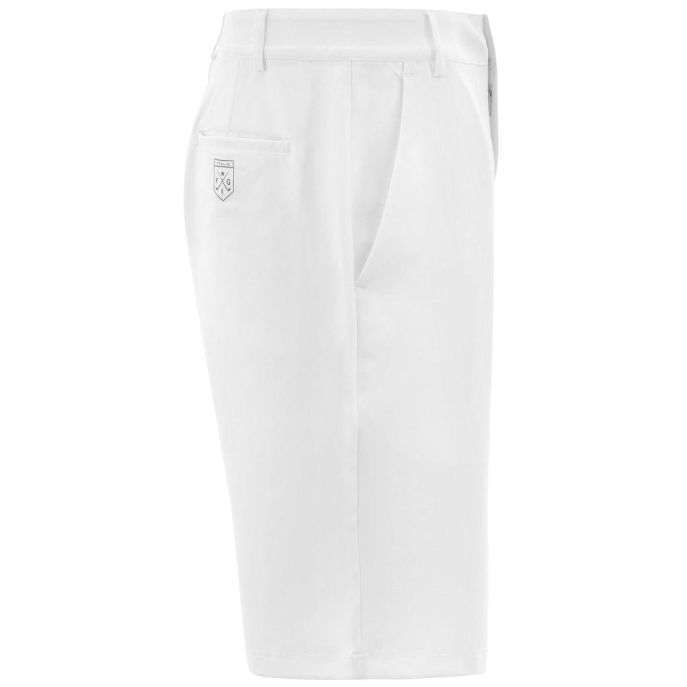 Men Kappa Stanam Shorts White | QA0389461