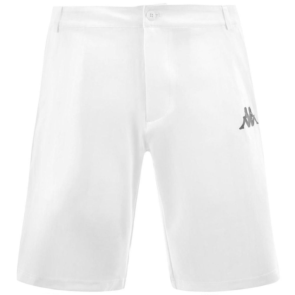 Men Kappa Stanam Shorts White | QA0389461