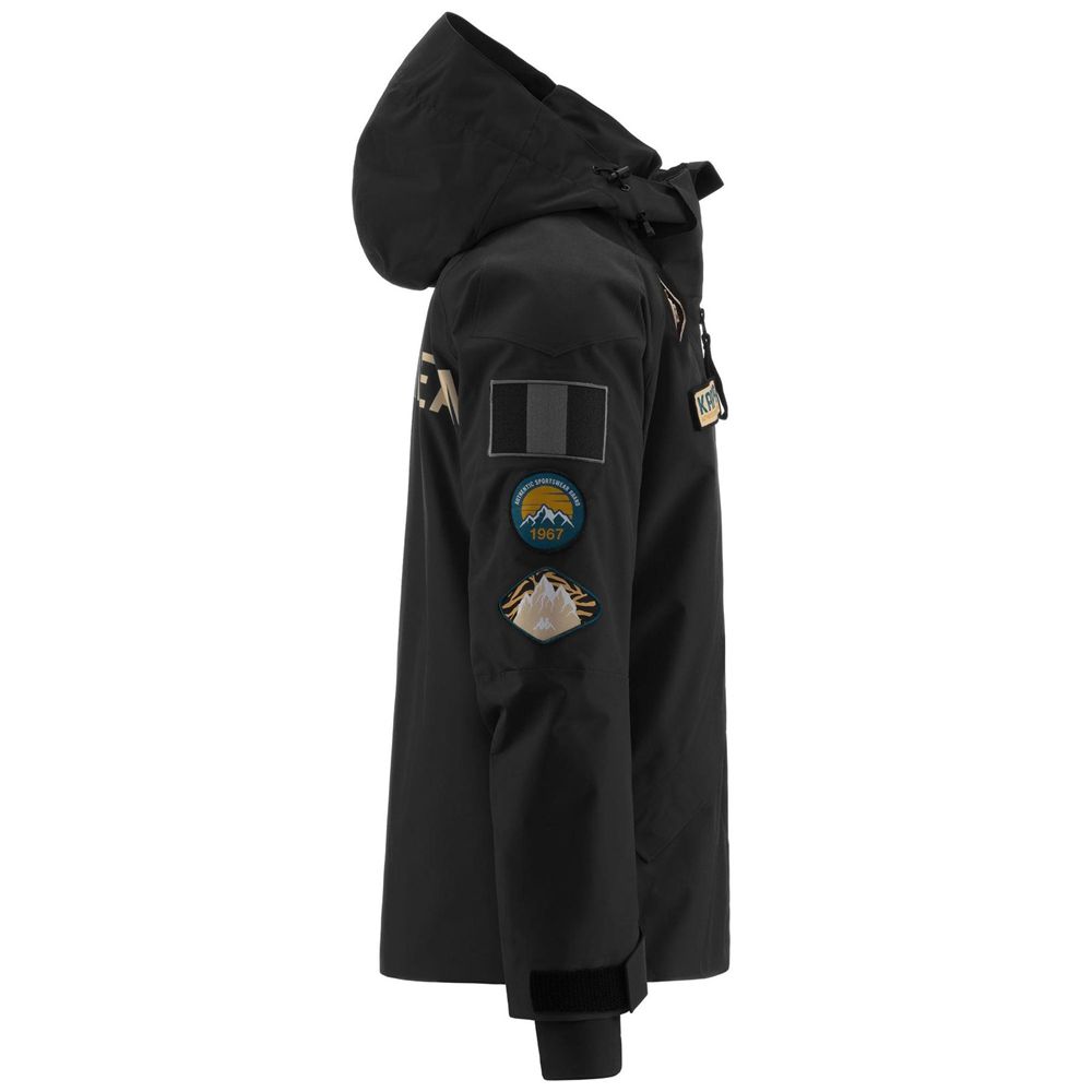 Men Kappa Tier Zero Geizo Jacket Black | LE5278361