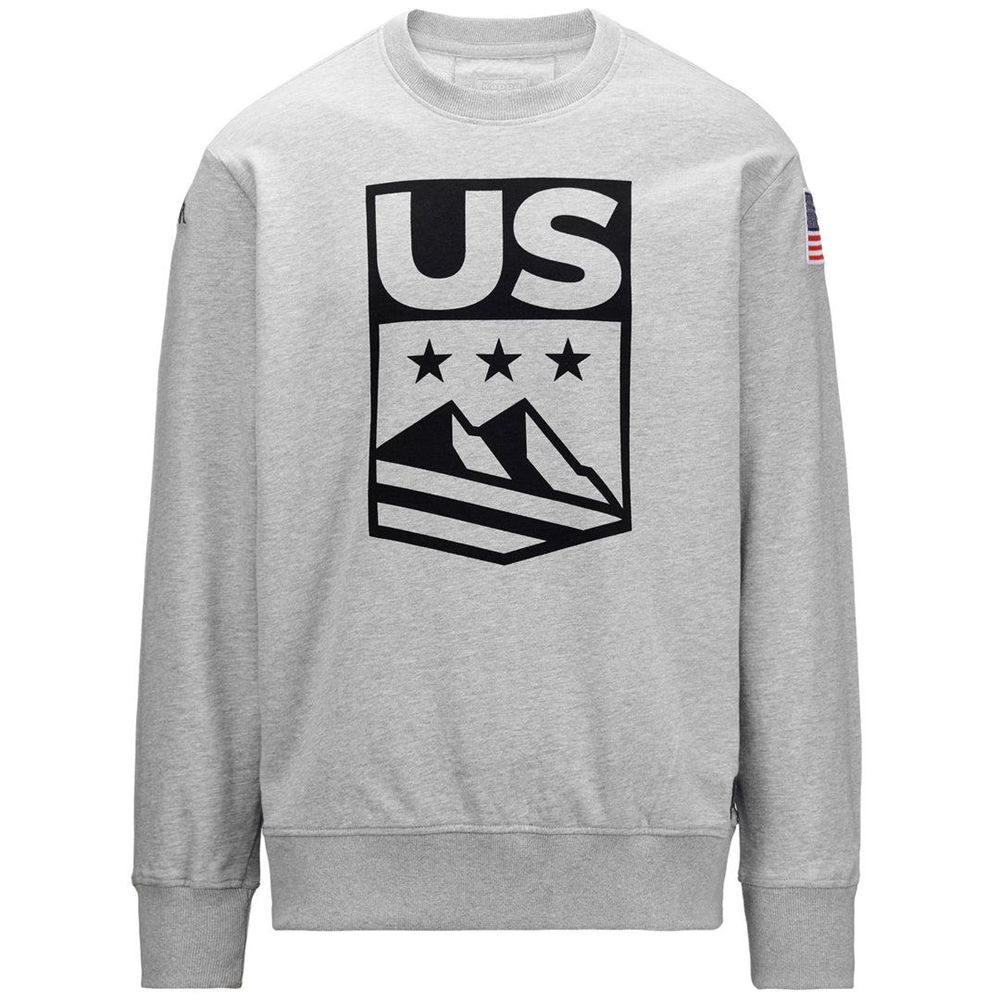 Men Kappa Utahi 2 Us Sweater Grey | RK1592608