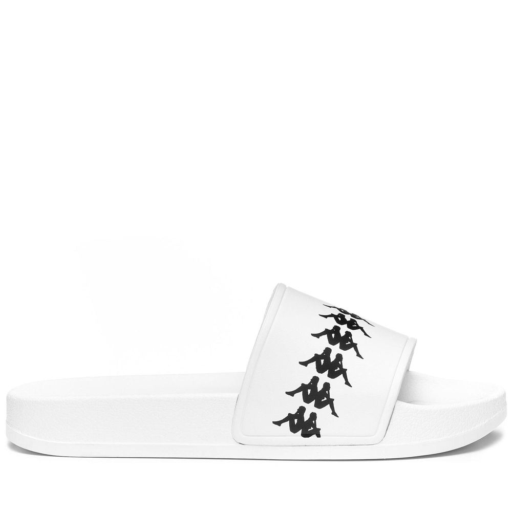 Women Kappa 222 Banda Adam 4 Flip Flops White | UB1702689