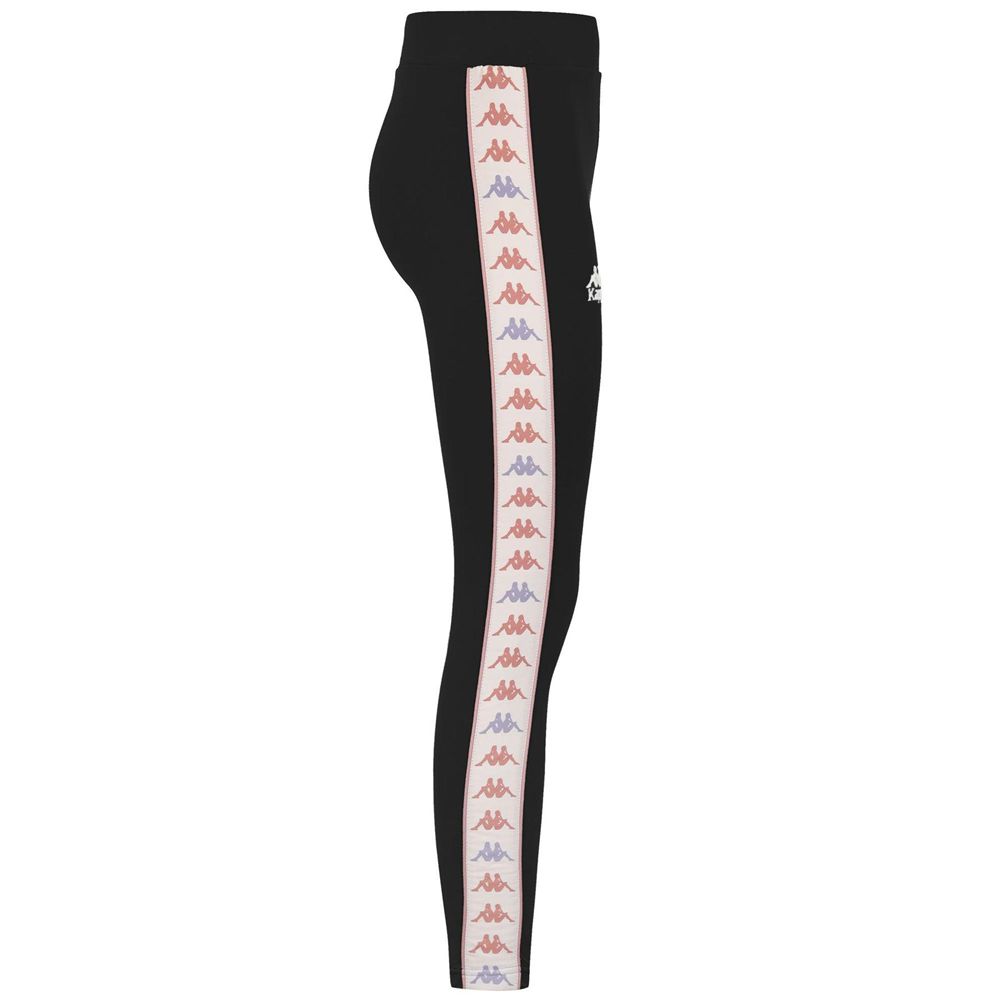 Women Kappa 222 Banda Aneno 2 Pants Black | JQ6534870