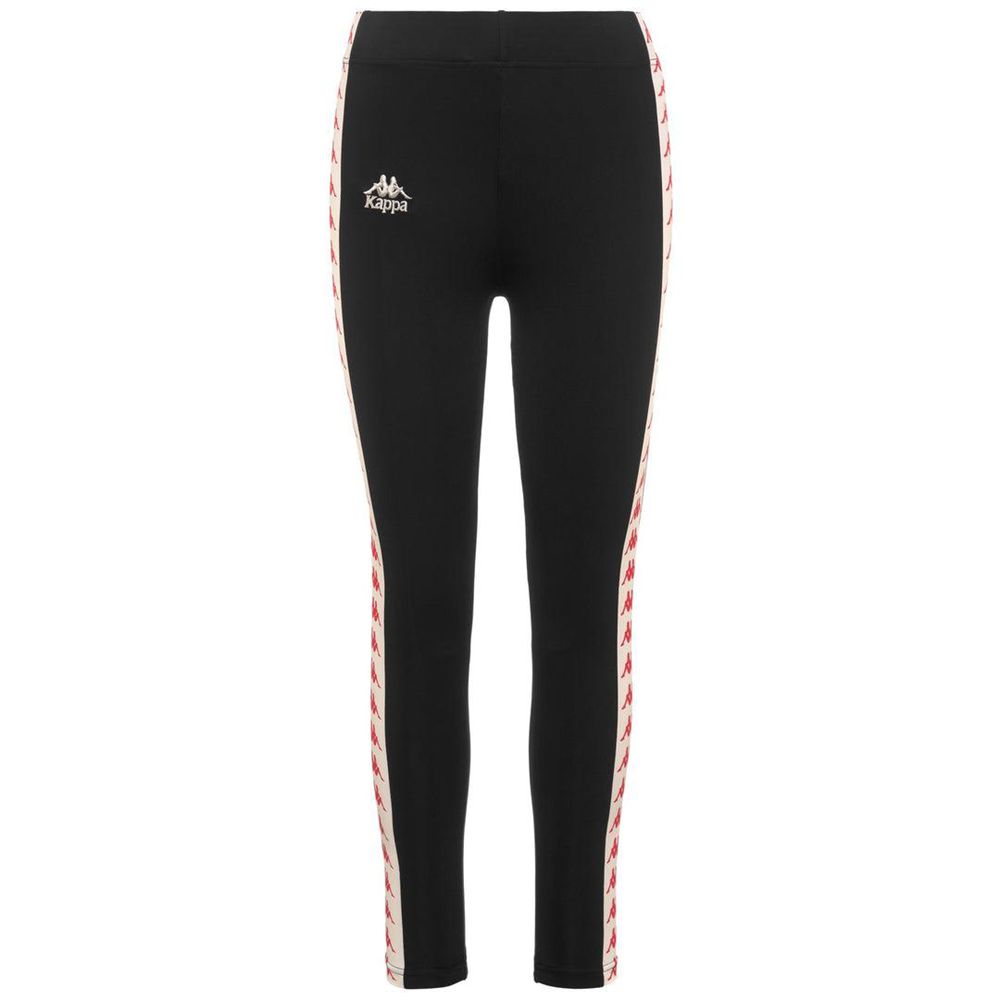 Women Kappa 222 Banda Atui 2 Pants Black | MU8720916