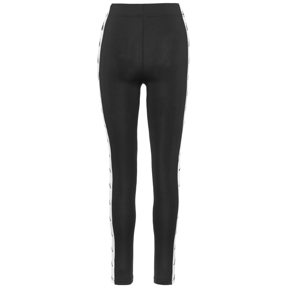 Women Kappa 222 Banda Atui 2 Pants Black | JI7125386