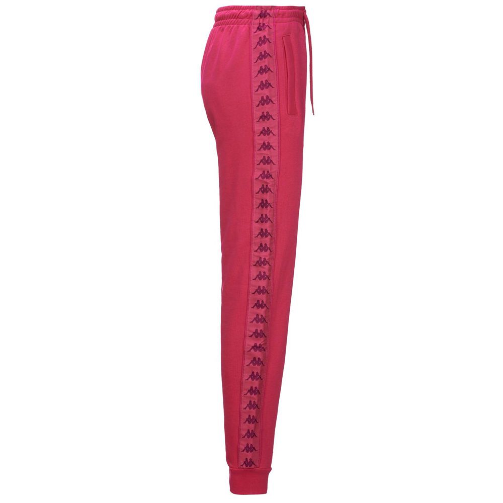 Women Kappa 222 Banda Barnu 2 Pants Pink | DR6273548