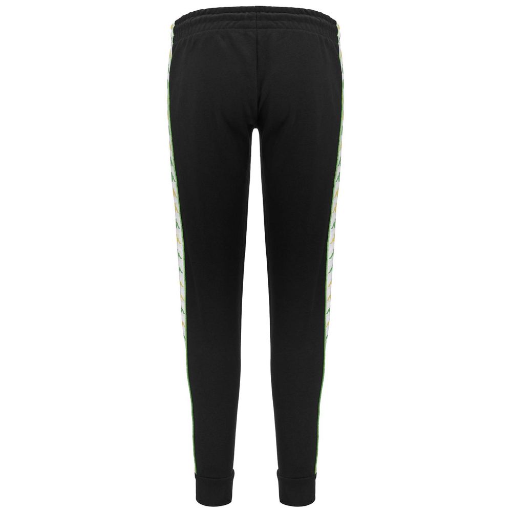 Women Kappa 222 Banda Barnui 2 Pants Black | PZ1678903