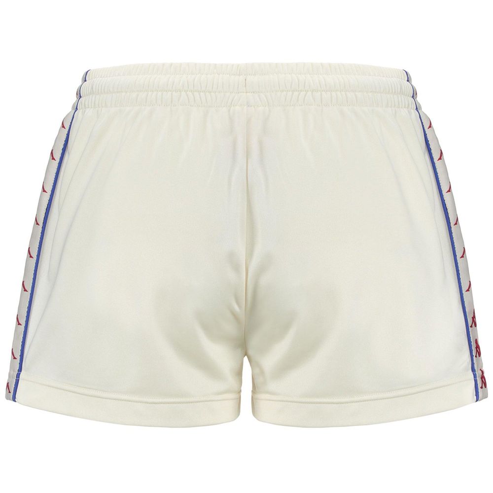 Women Kappa 222 Banda Ladytread Shorts White | MW8593270