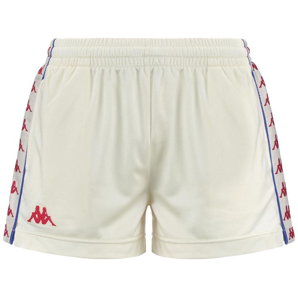 Women Kappa 222 Banda Ladytread Shorts White | MW8593270