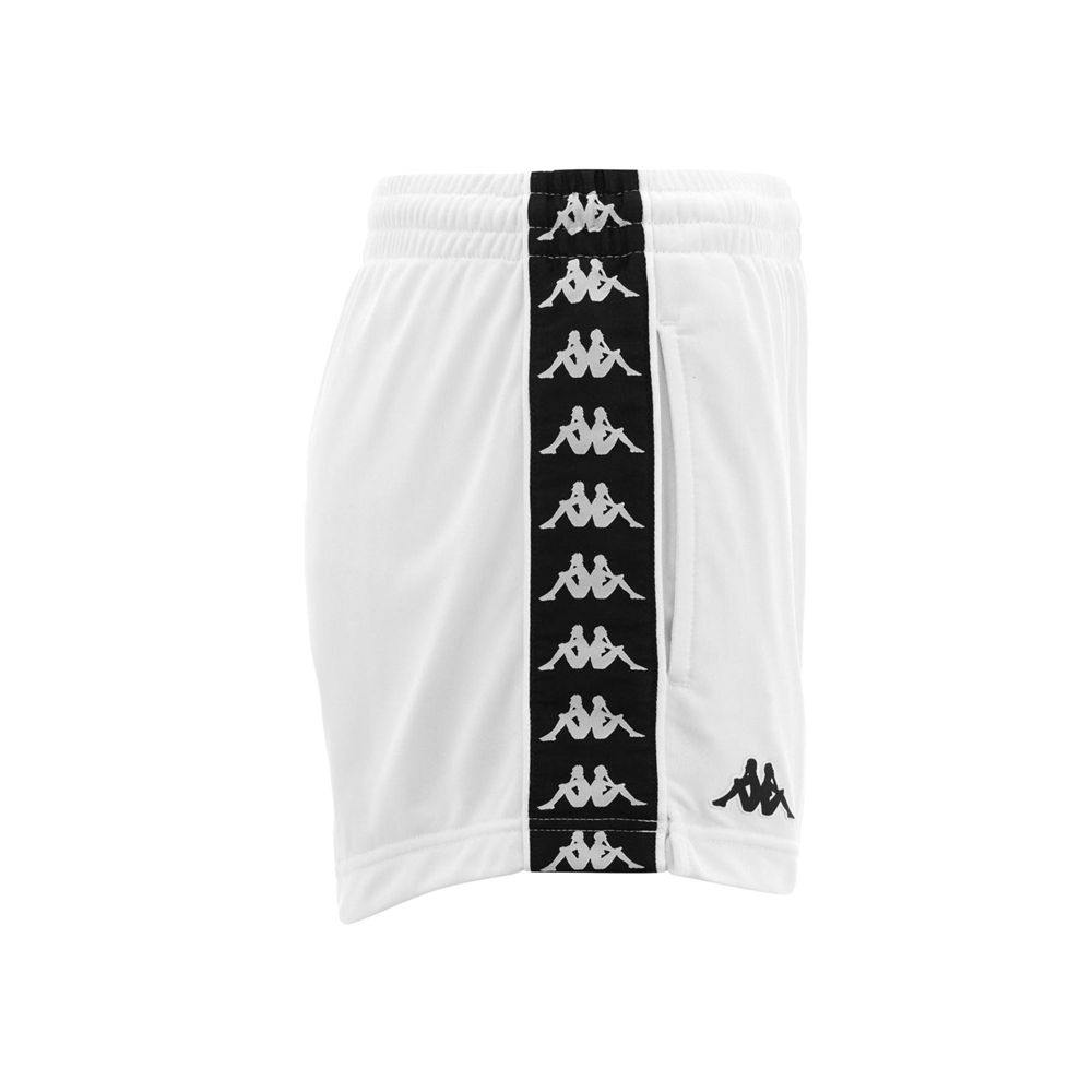 Women Kappa 222 Banda Ladytread Shorts White | DR7068512