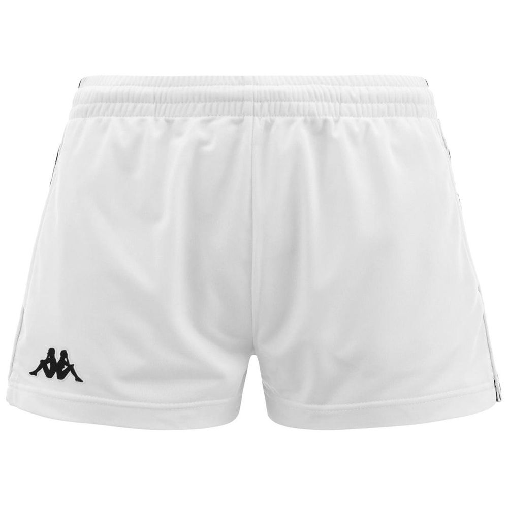 Women Kappa 222 Banda Ladytread Shorts White | DR7068512