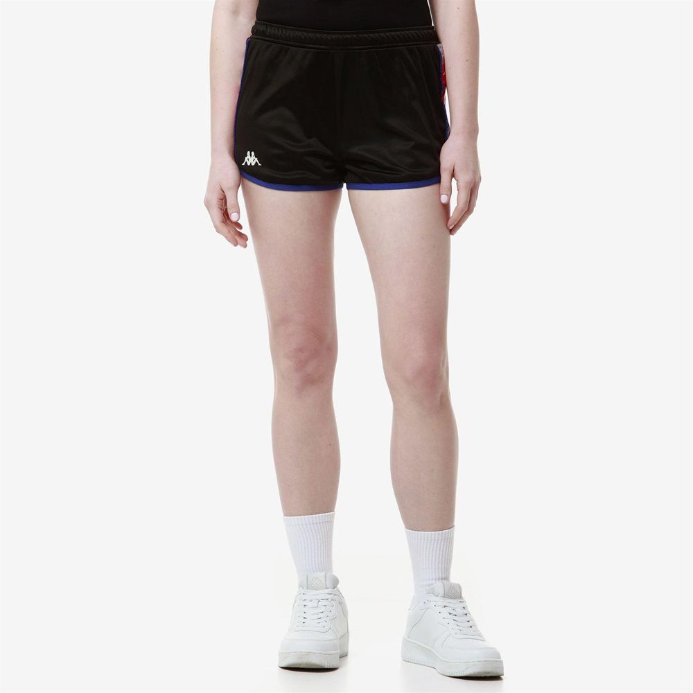 Women Kappa 222 Banda Losillegt Shorts Black | WR7520316