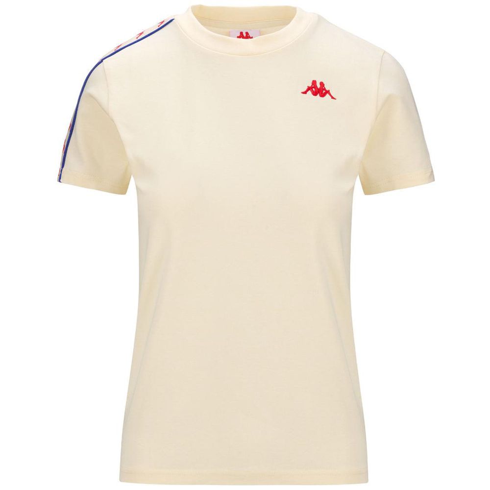 Women Kappa 222 Banda Luise T-Shirt White | AN1095634