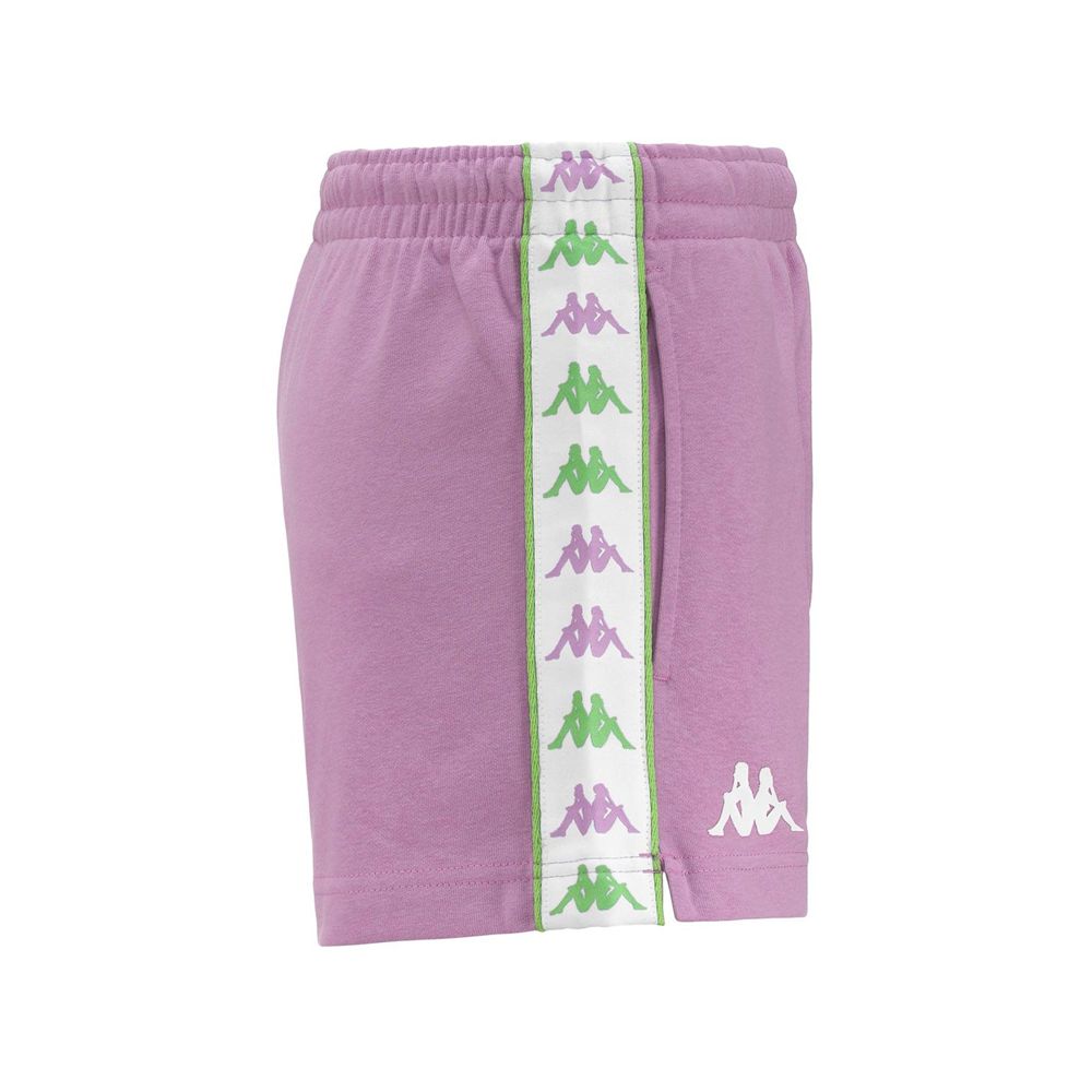 Women Kappa 222 Banda Treadyi Shorts Pink | YA6329507