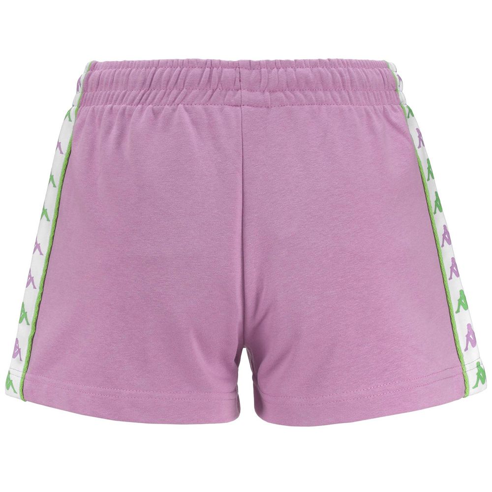 Women Kappa 222 Banda Treadyi Shorts Pink | YA6329507