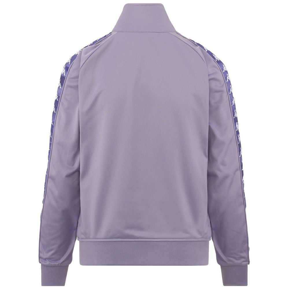 Women Kappa 222 Banda Wanniston Graphiktape Jacket Purple | AG8027136