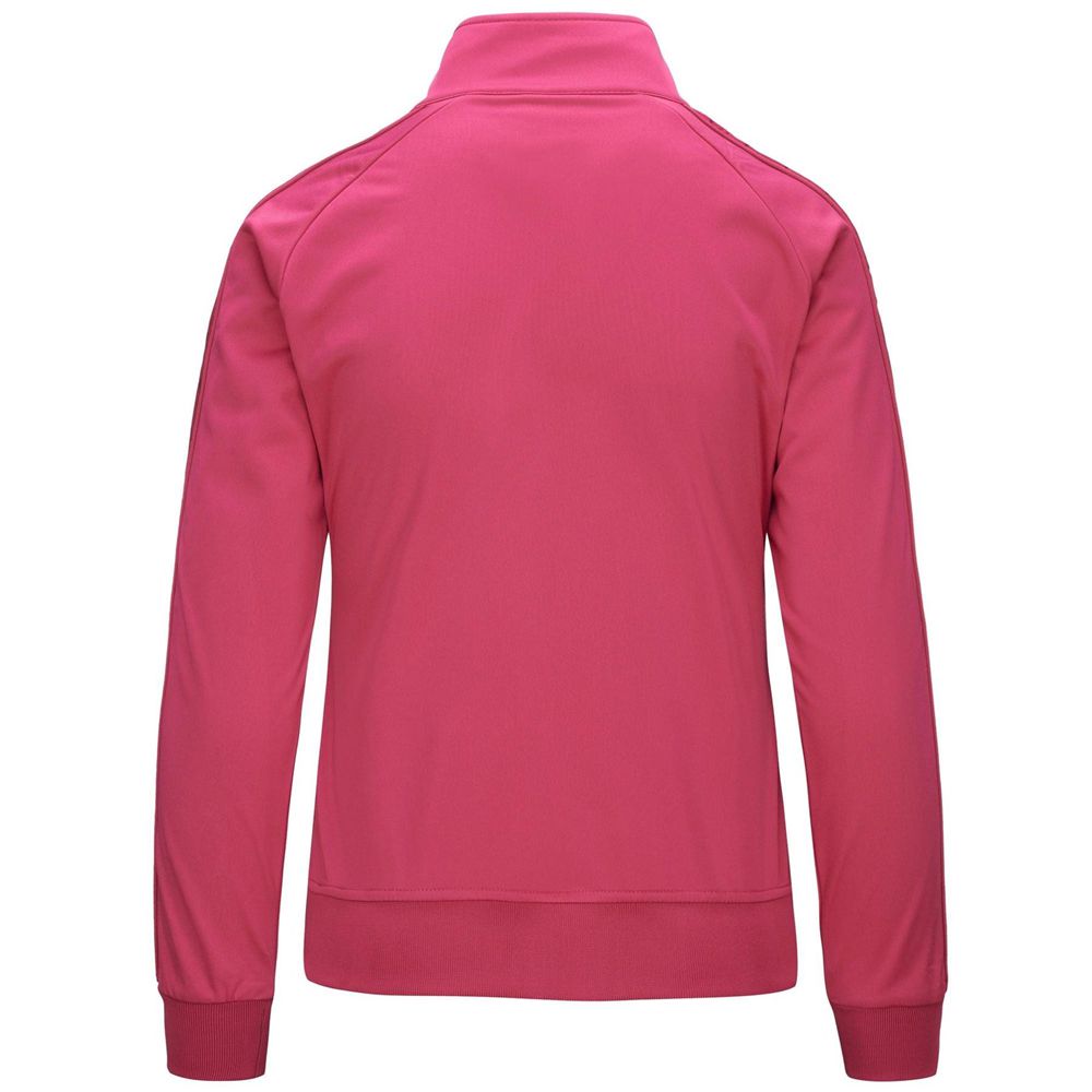 Women Kappa 222 Banda Wanniston Slim Jacket Pink | VM4039782