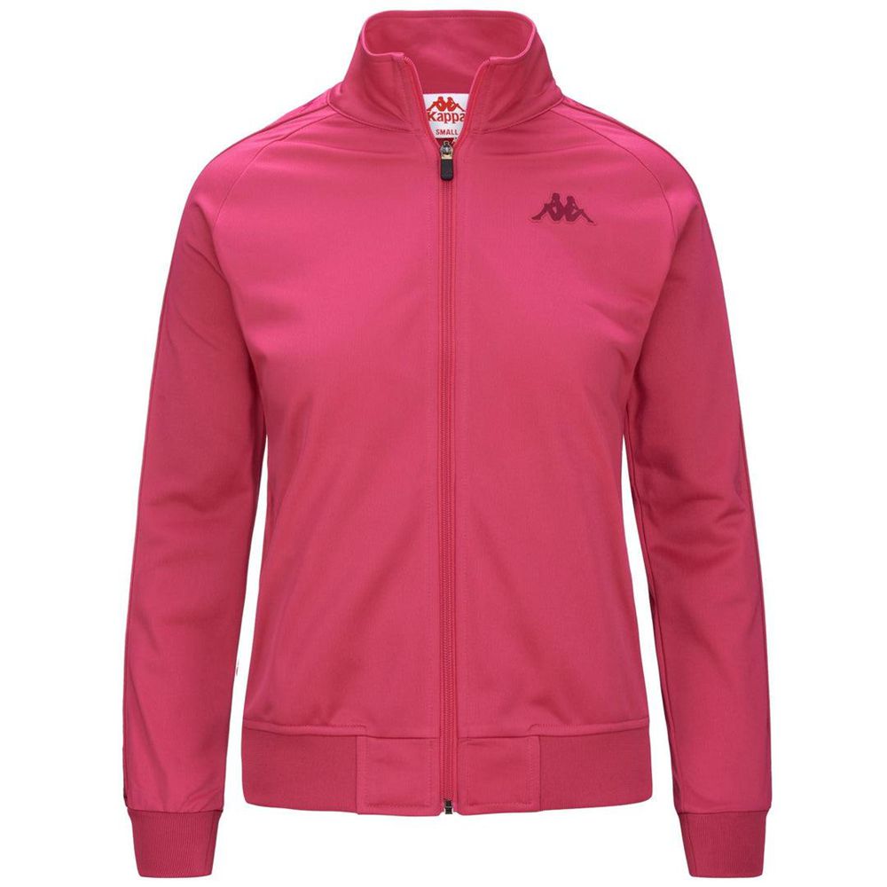 Women Kappa 222 Banda Wanniston Slim Jacket Pink | VM4039782