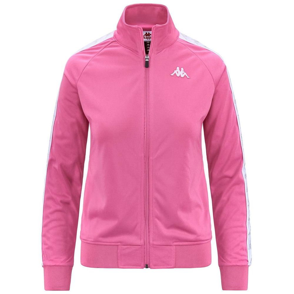 Women Kappa 222 Banda Wanniston Slim Jacket Pink | TJ0931524