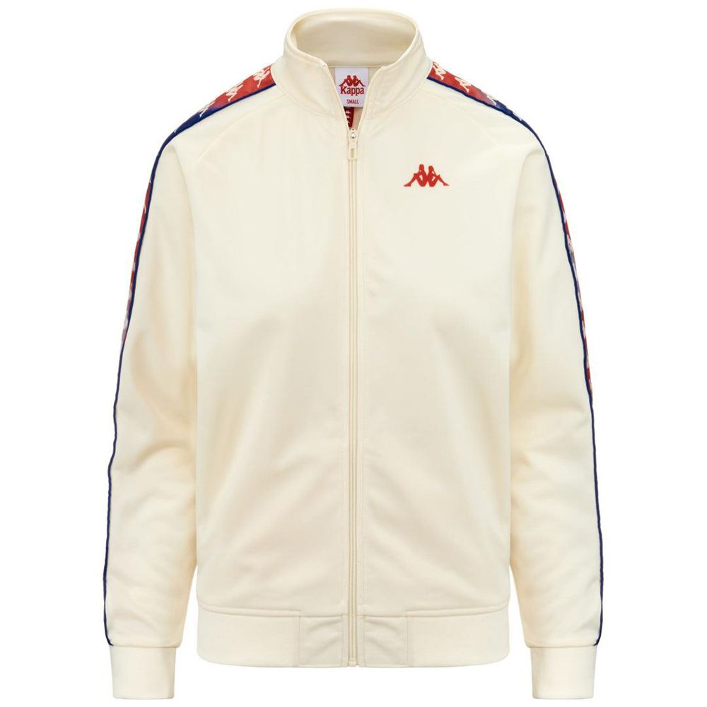 Women Kappa 222 Banda Wannistongt Jacket White | FE8740163