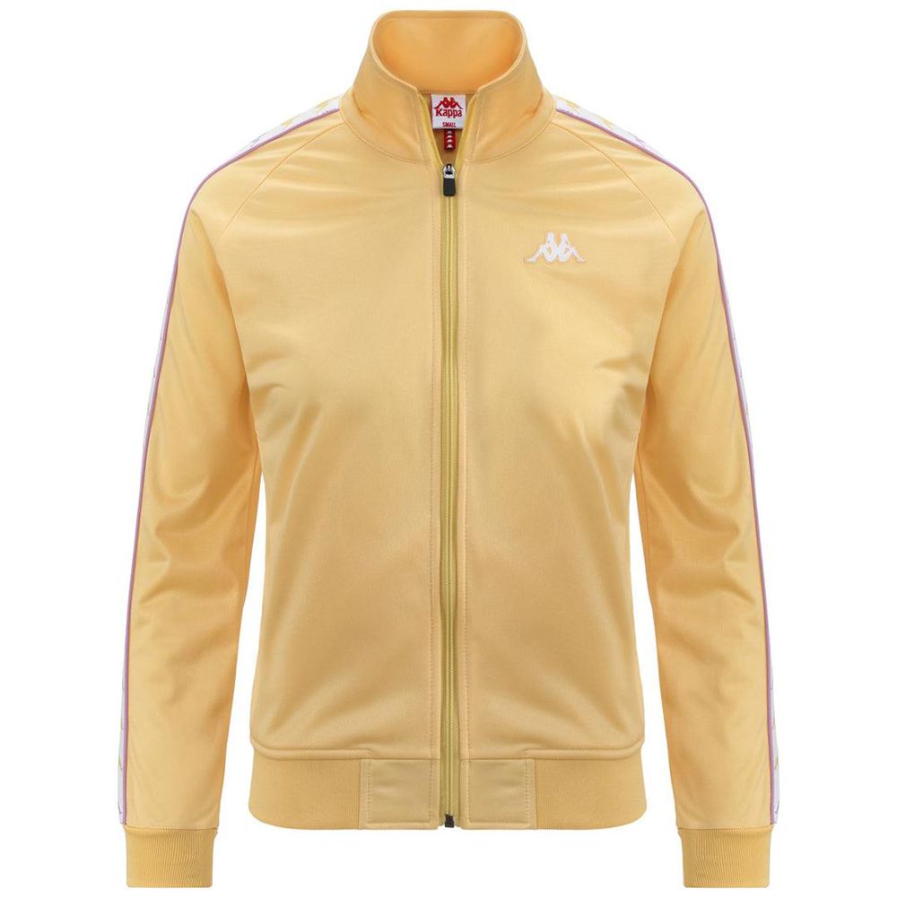 Women Kappa 222 Banda Wannistoni Slim Jacket Yellow | QG0728954