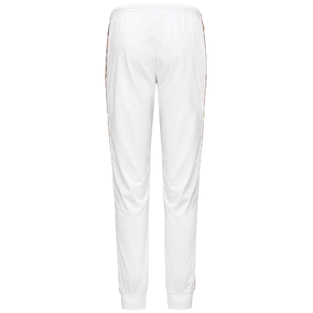 Women Kappa 222 Banda Wrastoria Graphiktape Pants White | UX1832469