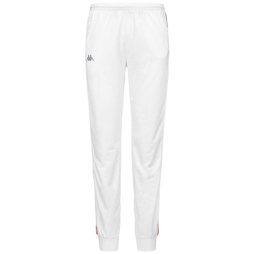 Women Kappa 222 Banda Wrastoria Graphiktape Pants White | UX1832469