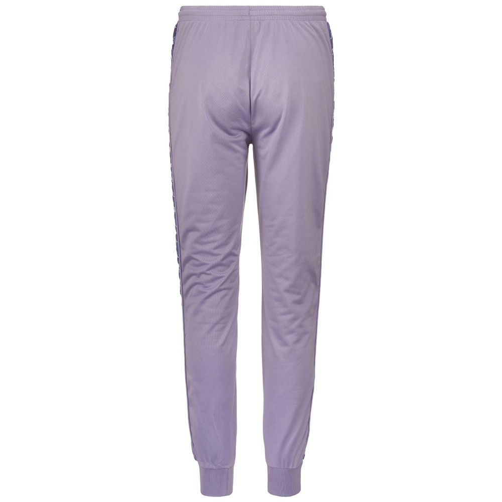 Women Kappa 222 Banda Wrastoria Graphiktape Pants Purple | ZO1842793