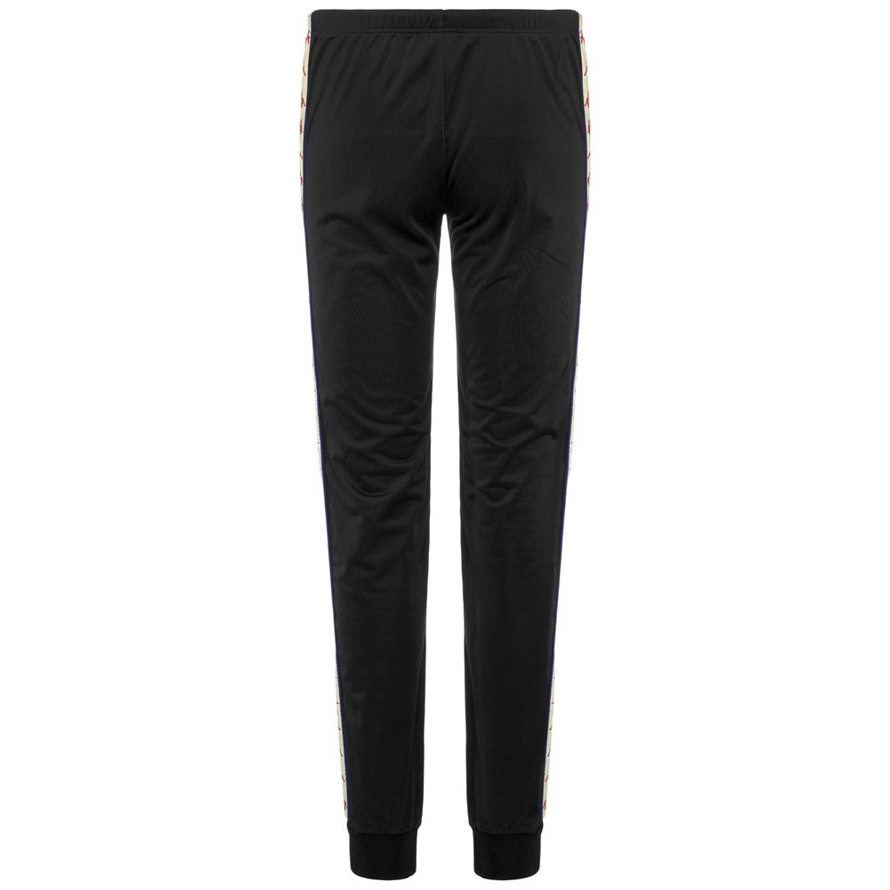 Women Kappa 222 Banda Wrastoria Slim Pants Black | HS0763415