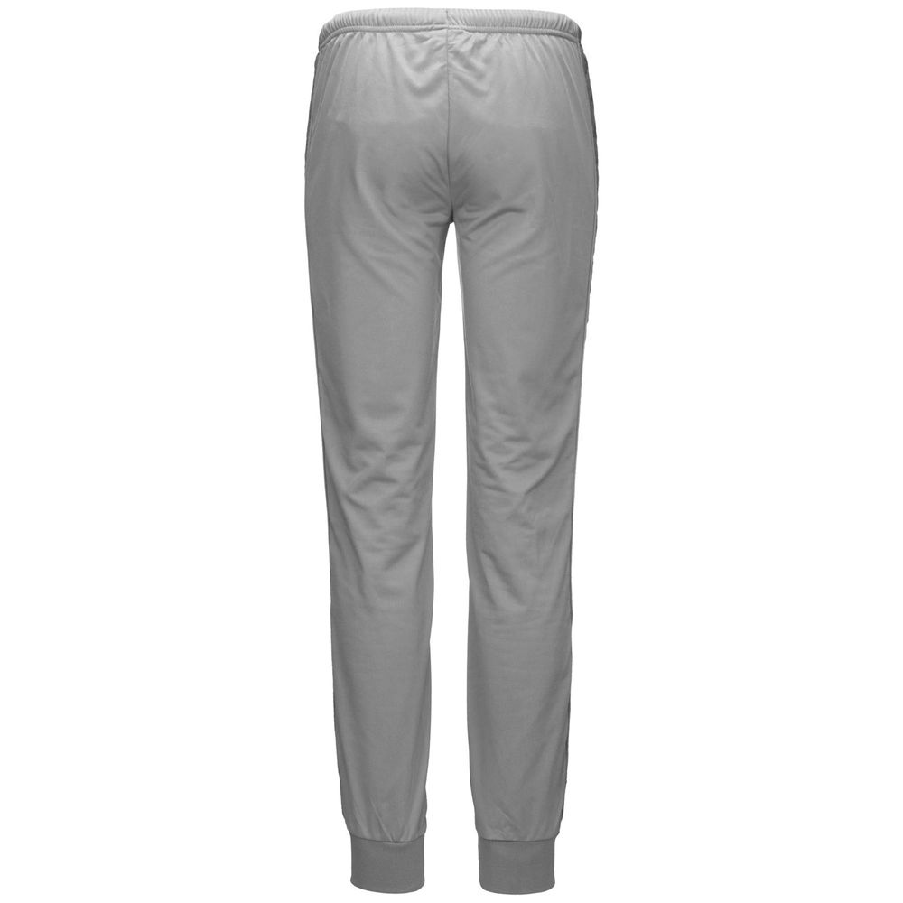 Women Kappa 222 Banda Wrastoria Slim Pants Grey | IK2583617