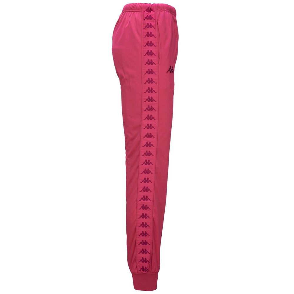 Women Kappa 222 Banda Wrastoria Slim Pants Pink | AX4831076