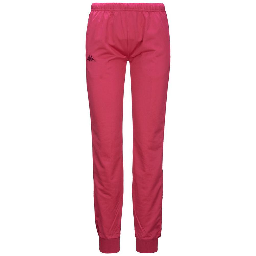 Women Kappa 222 Banda Wrastoria Slim Pants Pink | AX4831076