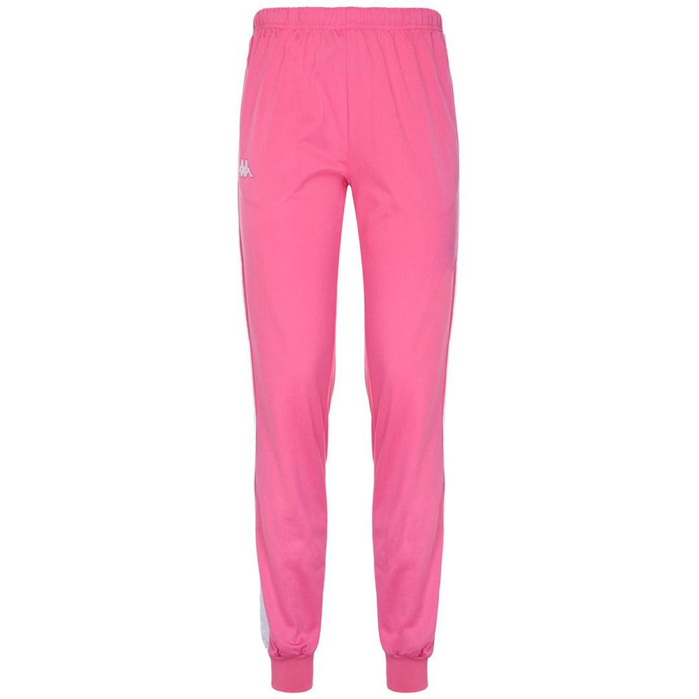 Women Kappa 222 Banda Wrastoria Slim Pants Pink | KV8157032