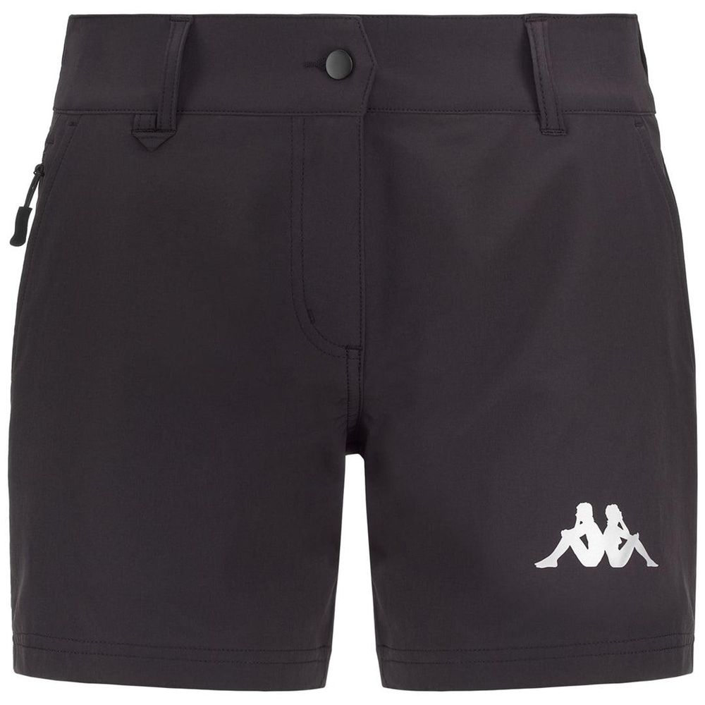 Women Kappa 3 Cento 314 Shorts Black | KA3205714