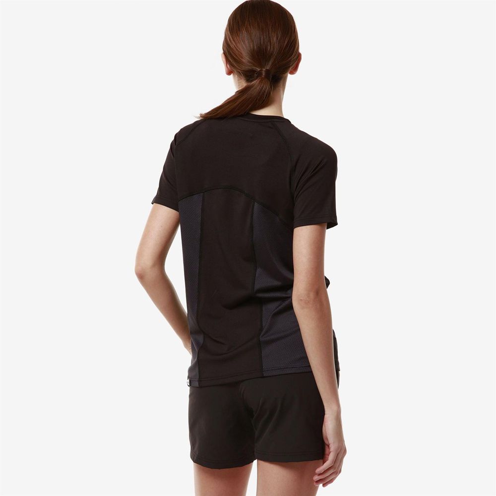 Women Kappa 3 Cento 321 T-Shirt Black | XU3674981