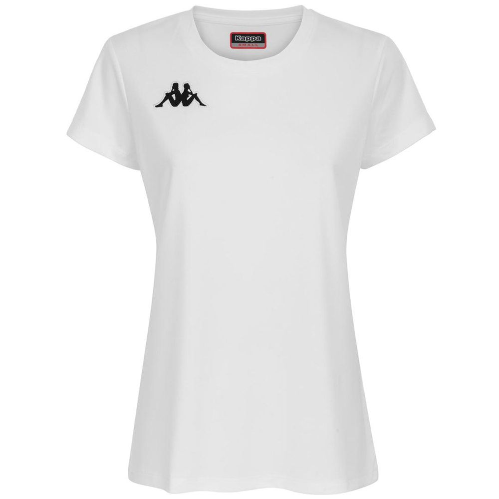 Women Kappa 4 Soccer Roviga Jersey White | NI8026579