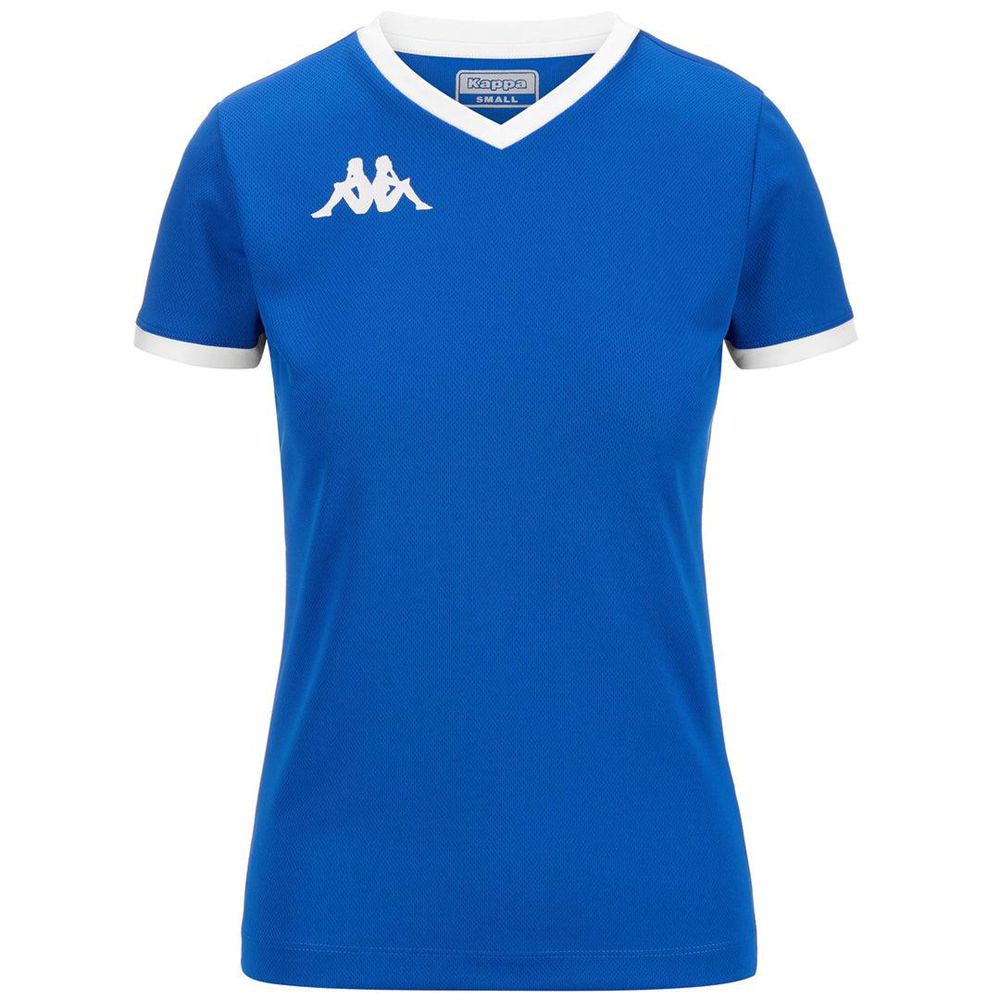 Women Kappa 4 Volley Gavelia Jersey Blue | BF1602937