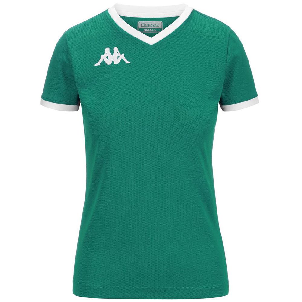 Women Kappa 4 Volley Gavelia Jersey Green | NB8731265