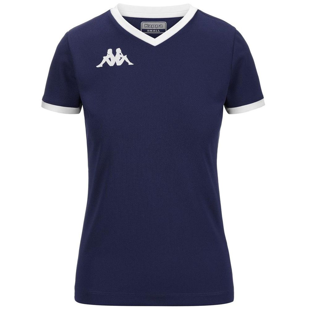 Women Kappa 4 Volley Gavelia Jersey Navy | CV9136207